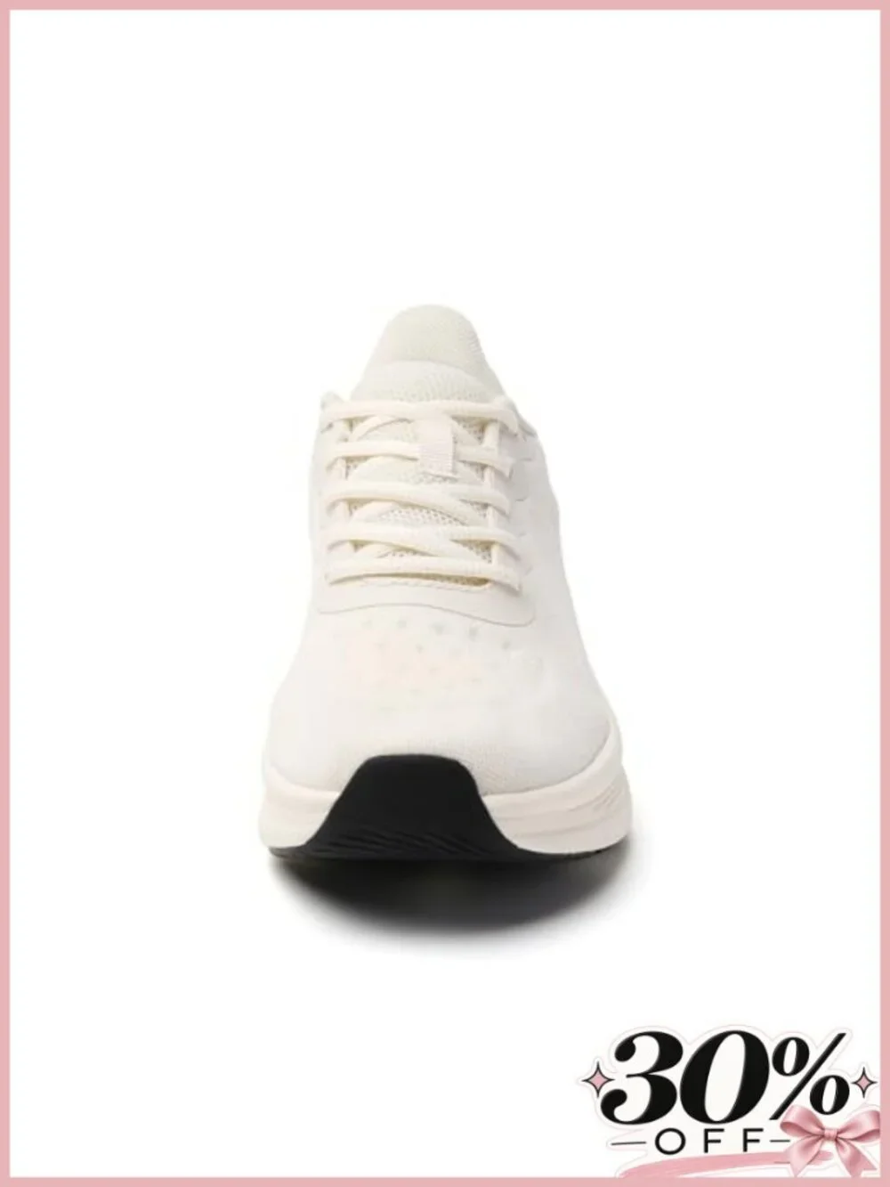 Women's Chunky Platform Sneakers Mesh Lace-Up Walking Shoes